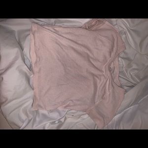 Light pink crop top